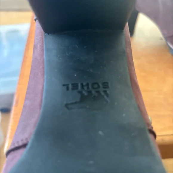 Sorel Dark red Brown Heeled Boots - Picture 5 of 8